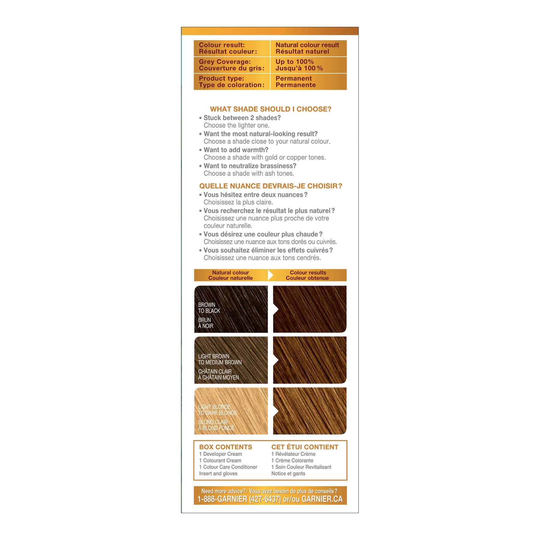 garnier hair dye belle color 63 light golden brown 70103160246 left